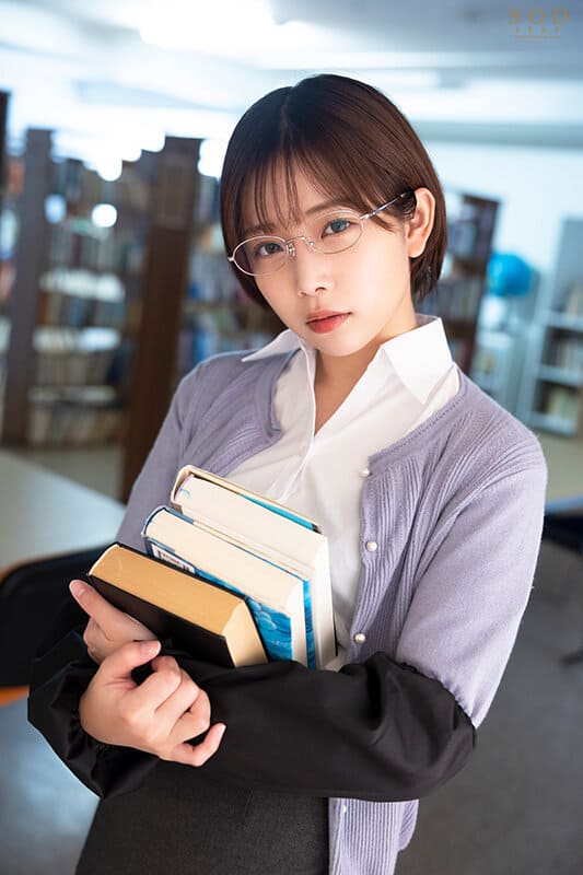 SOD Create JAV Reduce Mosaic (STARS-749) A quiet and serious librarian sister enjoys controlling ejaculation with a premature ejaculation M man with a sharp stop and teasing. Mana Sakura