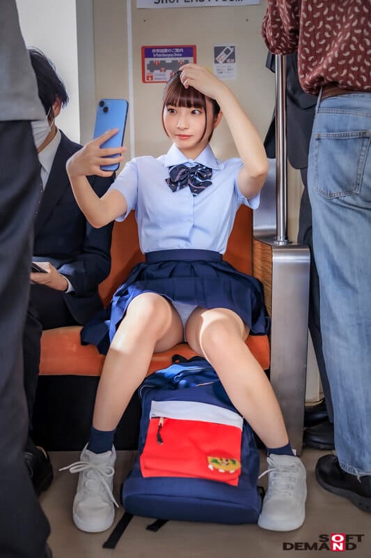 SOD Create JAV Censored (SDAB-303) Her body trembles and reacts sensitively to the old man's thick fingers. Two people commuting to school on the train and creampie Kira Sorano